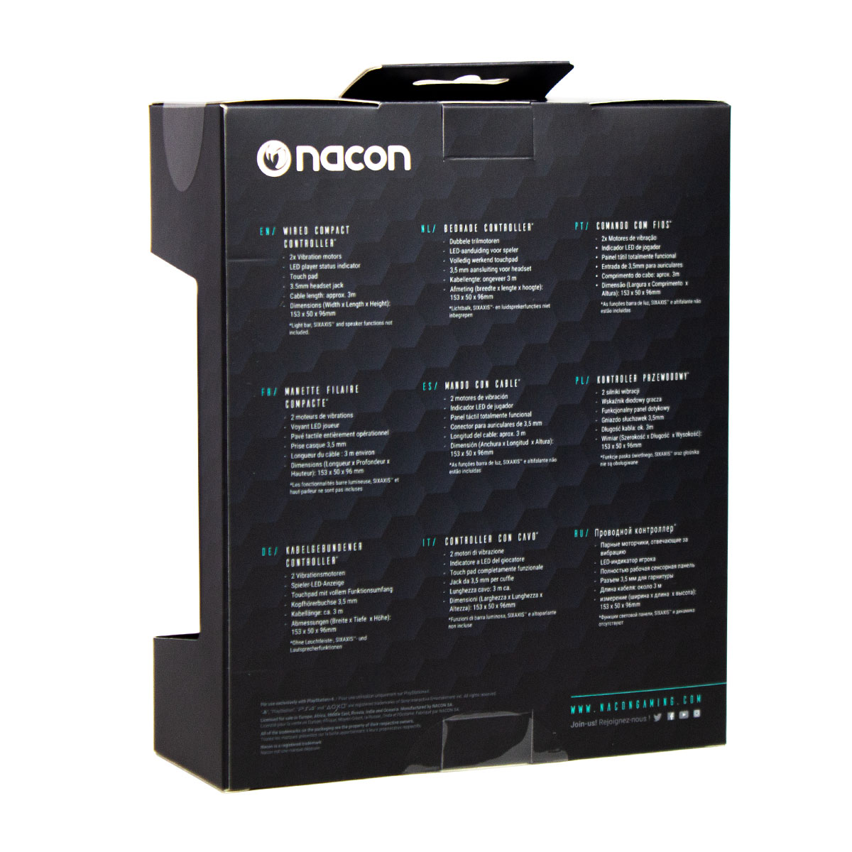 Mando NACON Compact (PS4 - Gris)