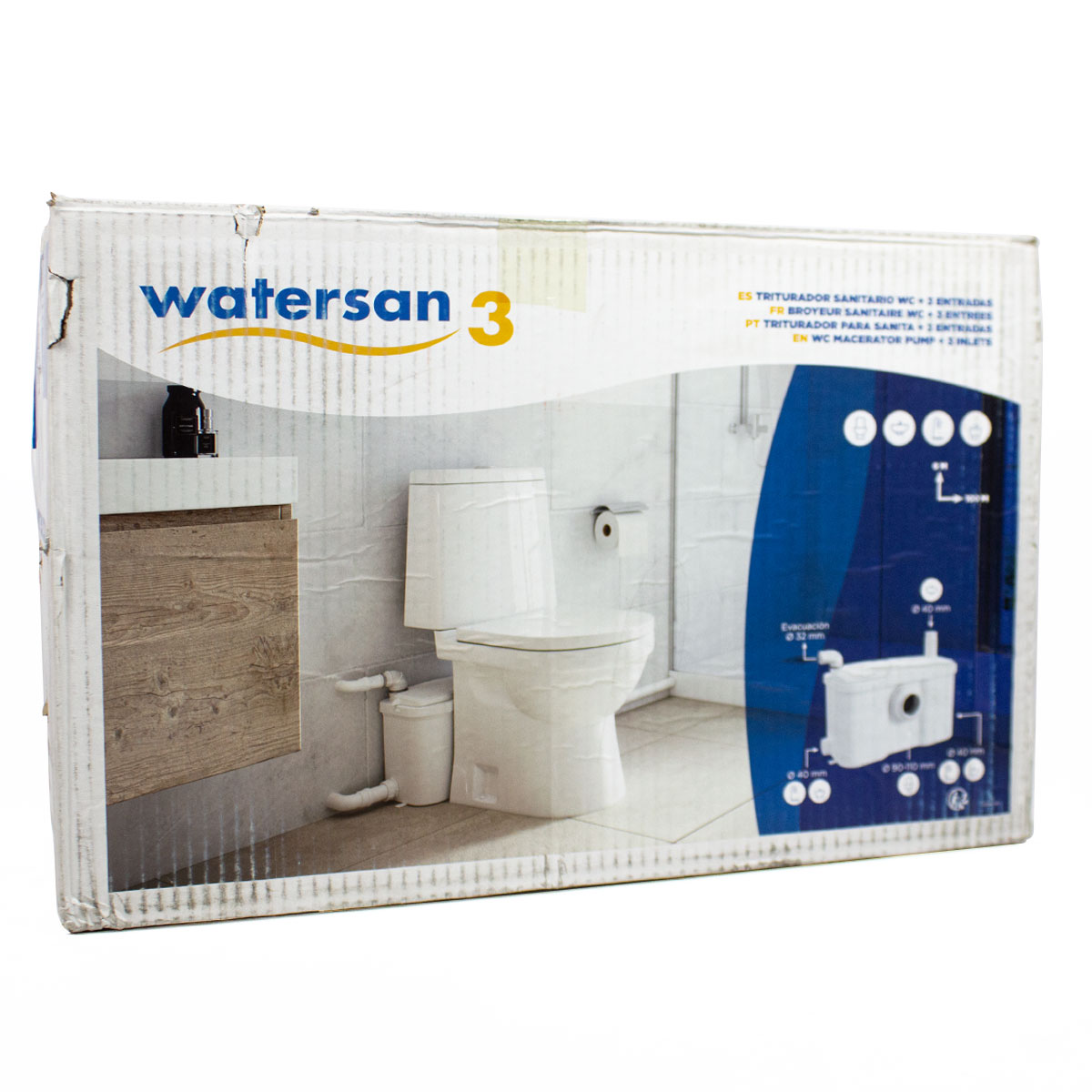 Triturador wc, solución para tener baño en el sótano? - inodoro online %